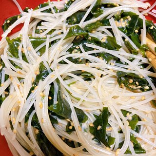 時短！麺つゆマヨ春雨サラダ